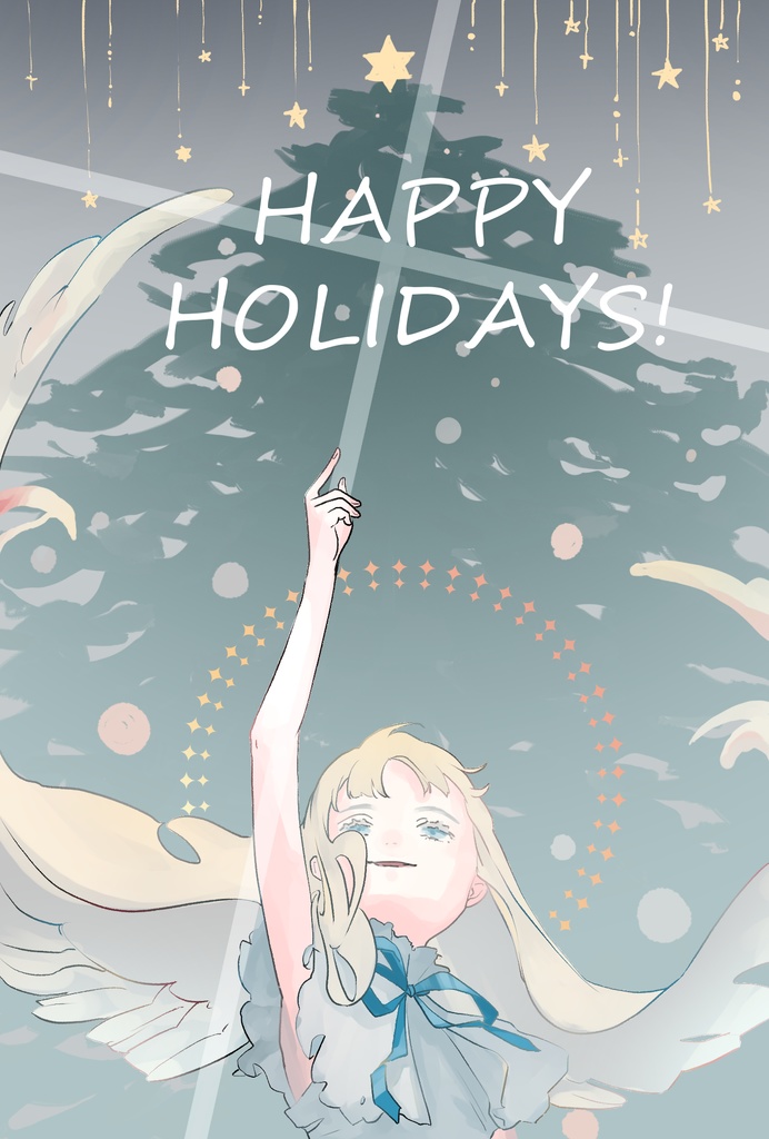 【ポストカード】happy Holidays!