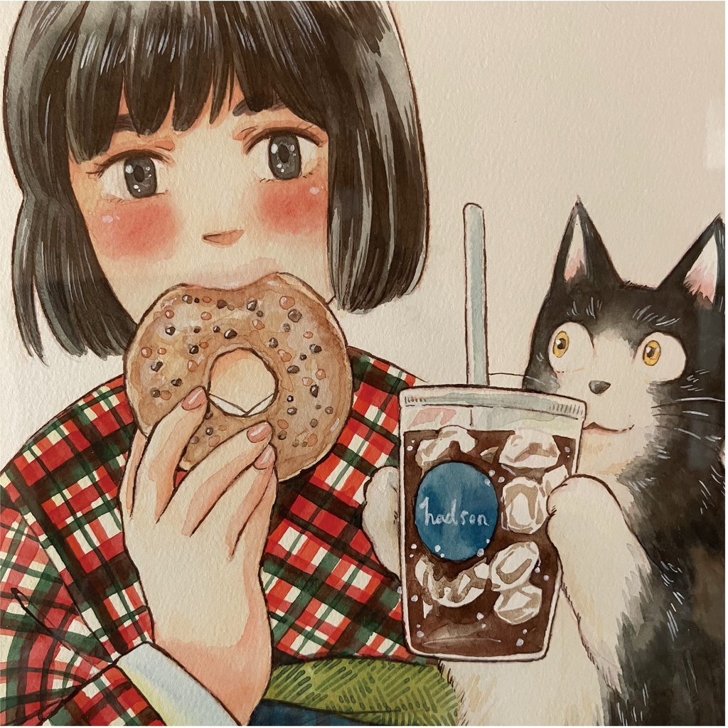 ORIGINAL PAINTING -HUDSON 30角サイズ-