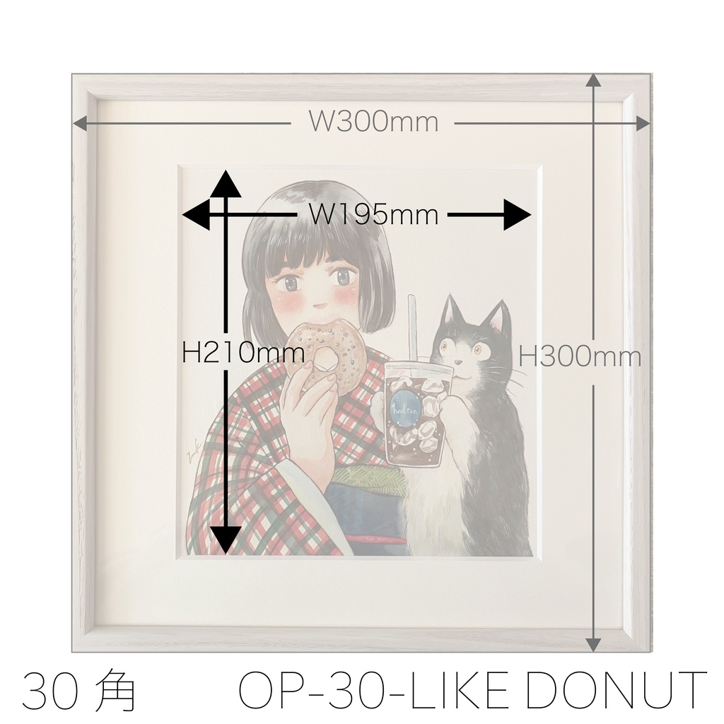 ORIGINAL PAINTING -HUDSON 30角サイズ-