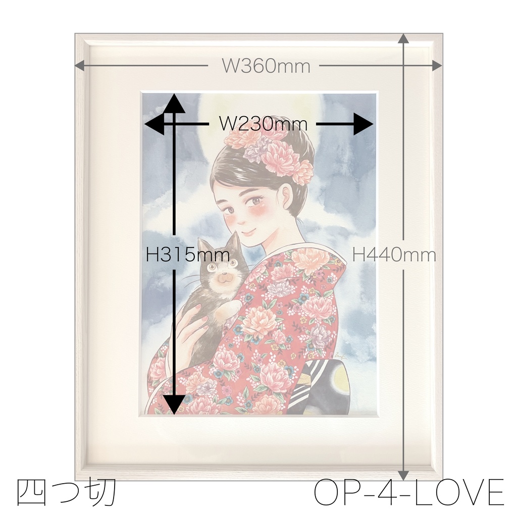 ORIGINAL PAINTING -HUDSON 四つ切サイズ-