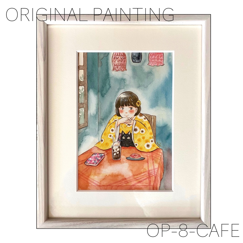 ORIGINAL PAINTING -HUDSON 八つ切サイズ-