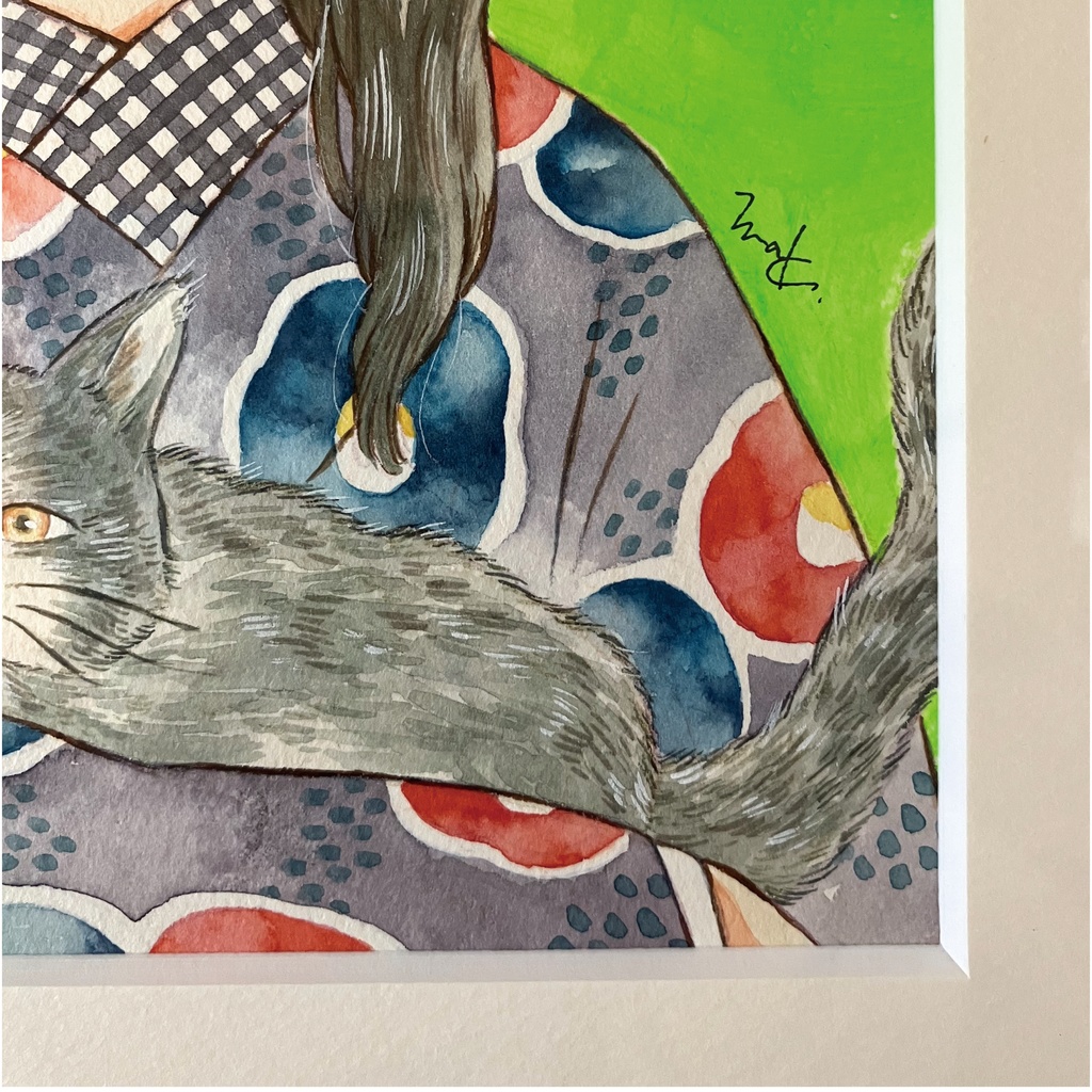 ORIGINAL PAINTING -HUDSON 八つ切サイズ-