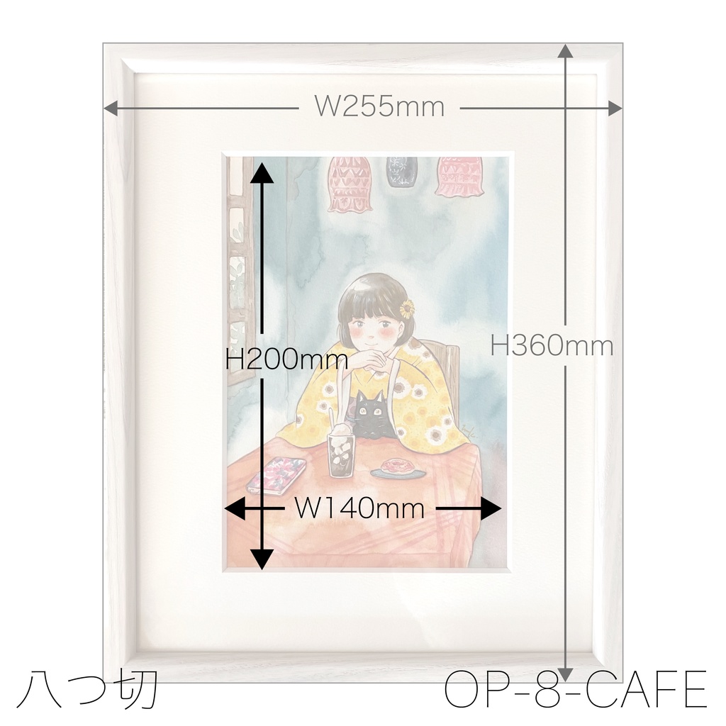 ORIGINAL PAINTING -HUDSON 八つ切サイズ-