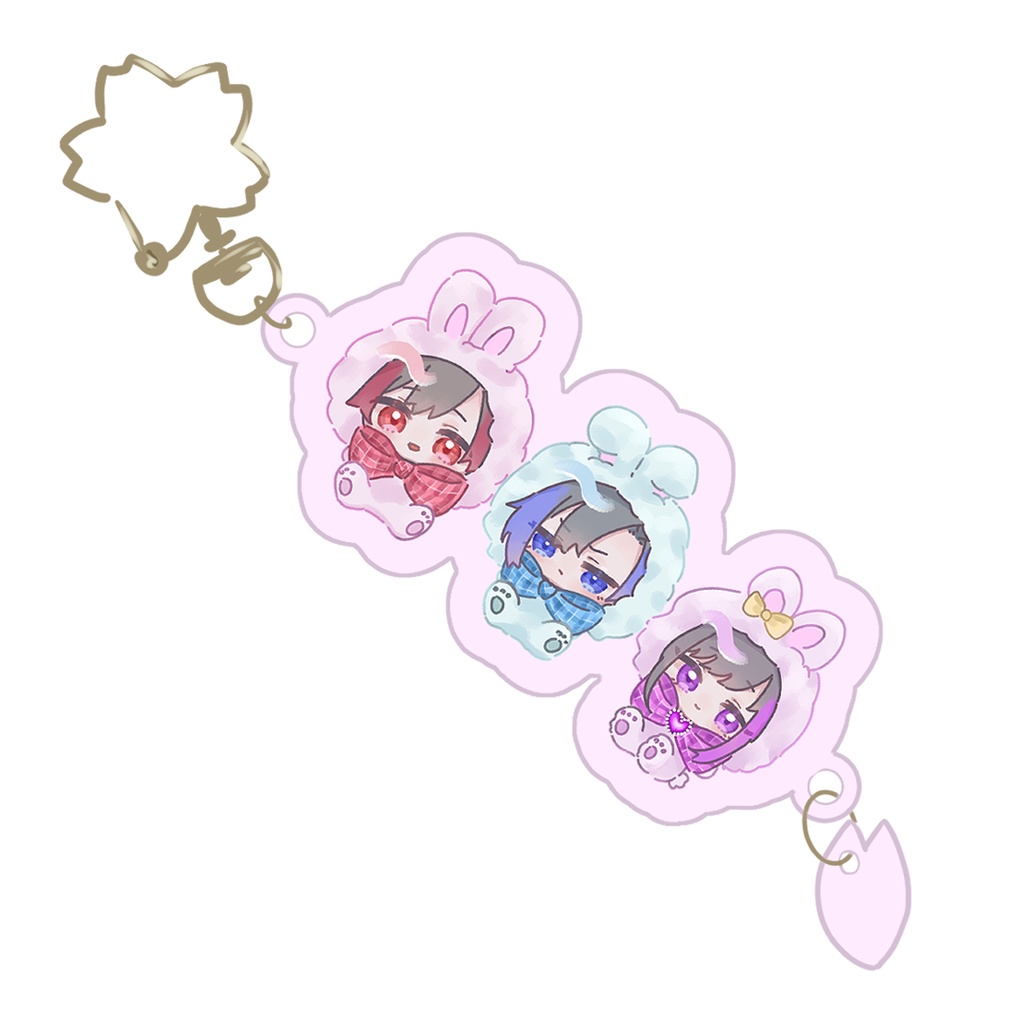 アクリルキーホルダー  ~おちびといっしょ！~