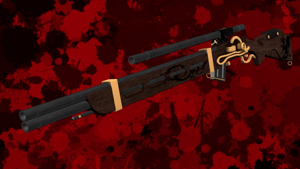 特殊二連装式火縄銃~双龍:Re~  hermaphrodite:Re