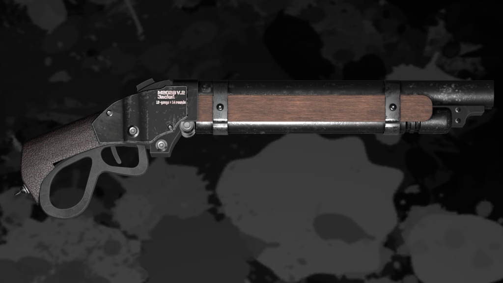 レバーアクション式ダブルバレルショットガン ~M2028 V.2「ジャッカル」~