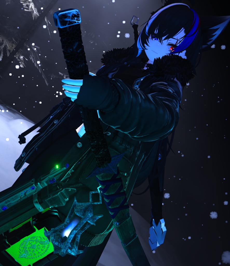 ~蒼光次元裂霊刀 ベロニカ~ Veronica, Azure Light Dimension-Splitting Spirit Blade