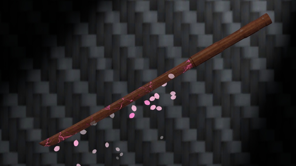 ~神桜の木刀~Divine Cherry Blossom Wooden Sword