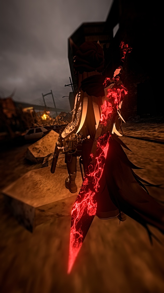 ~憎悪と憤怒の炎の大剣~Great Sword of Flames of Hatred and Rage