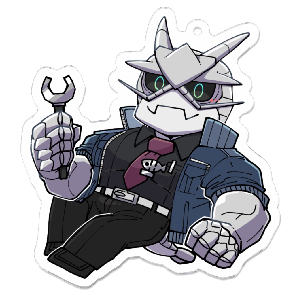 【海先生】具足守 冥甲 アクリルキーホルダー