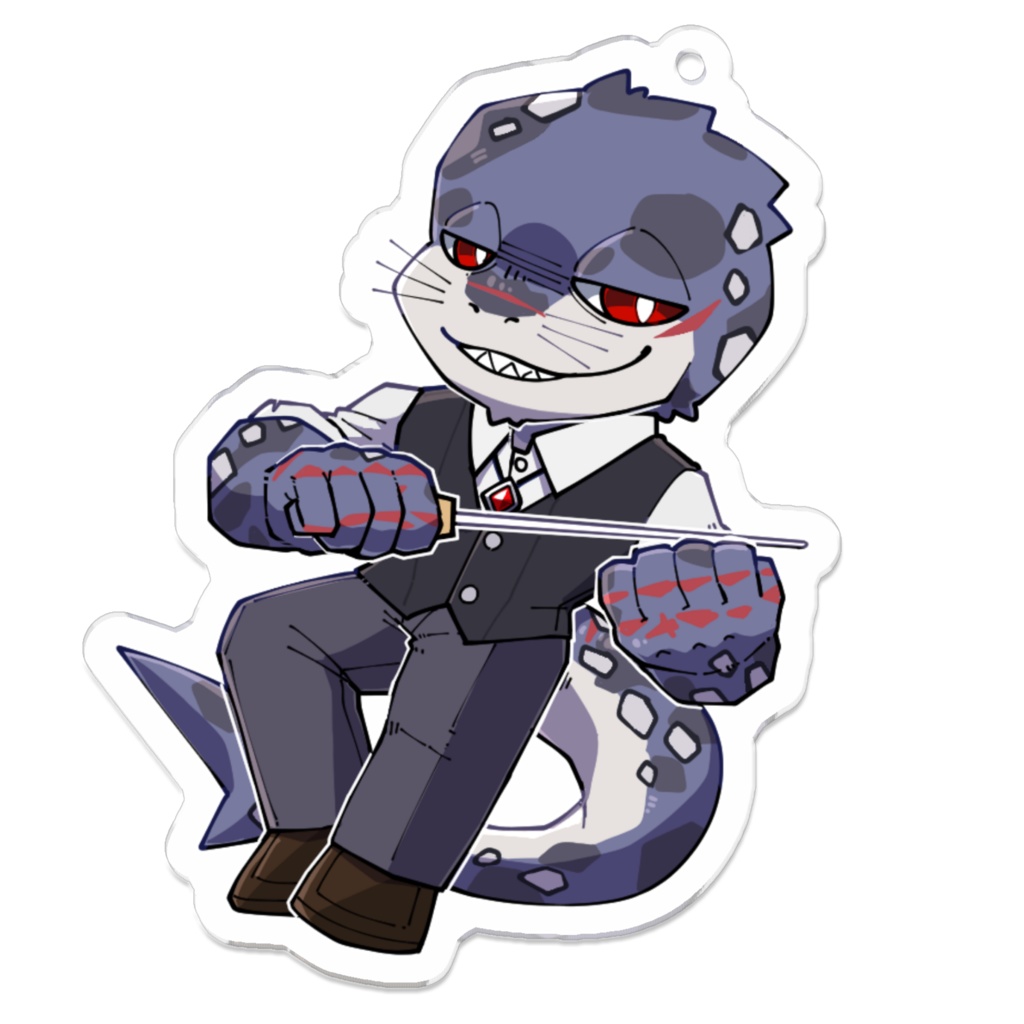 【海先生】シラミネ クリアキーホルダー