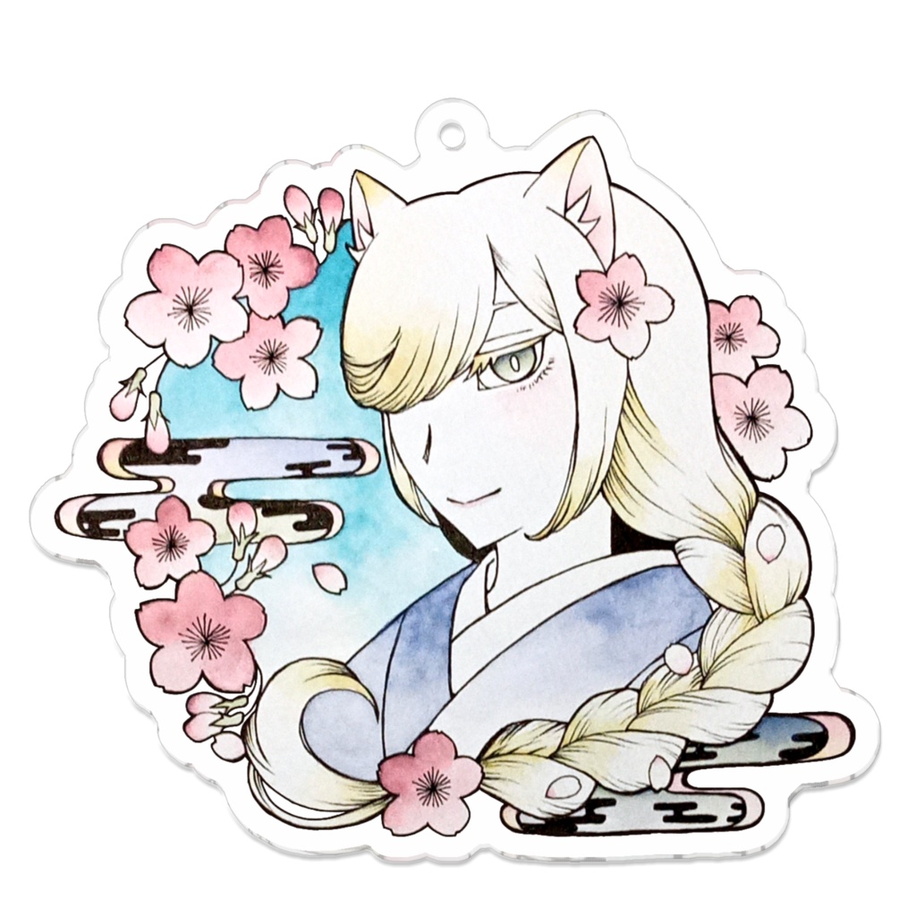 桜と猫さん