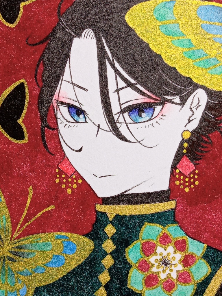 ミニ原画 創作 色紙