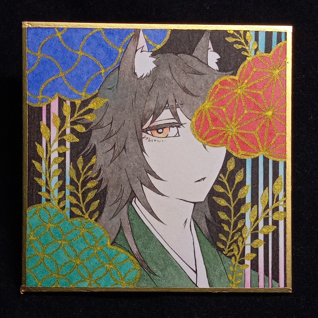 ミニ原画 創作 色紙