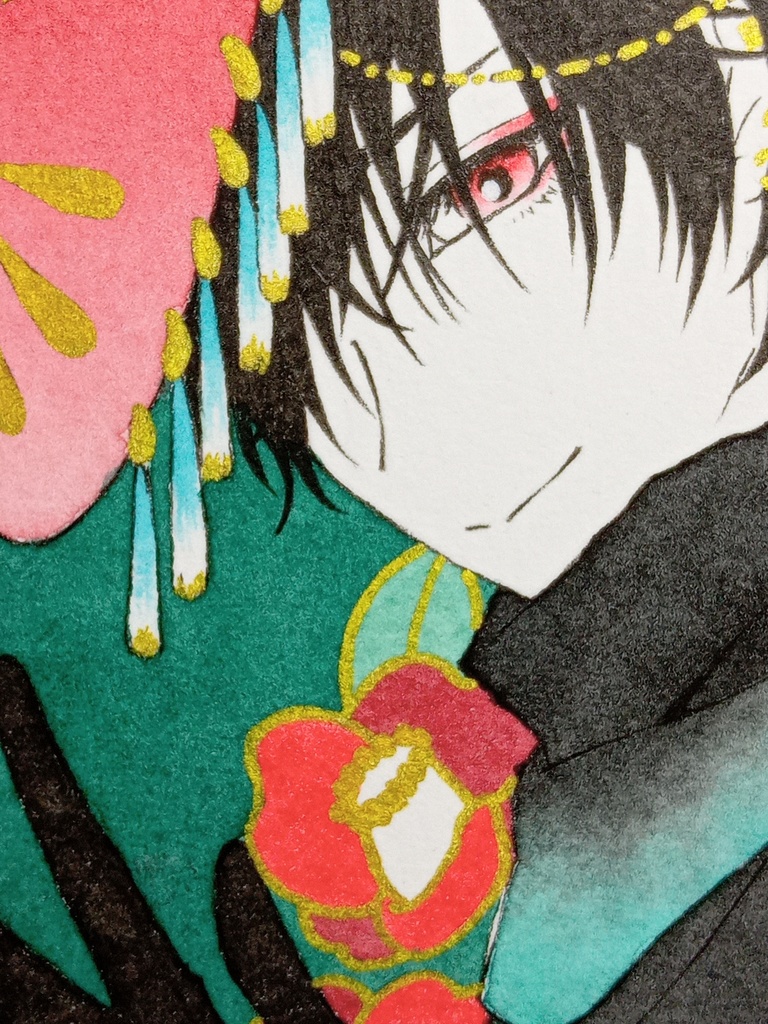 ミニ原画 創作 色紙