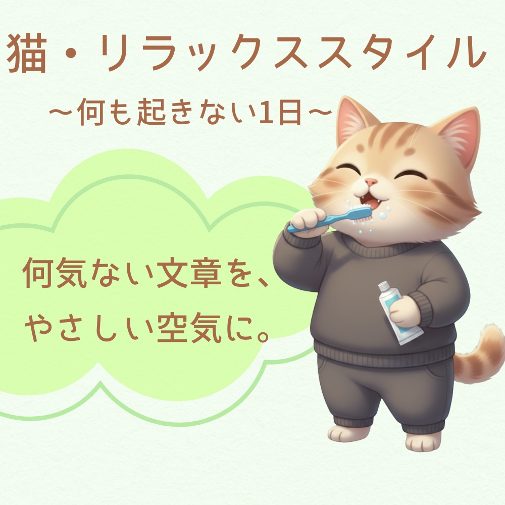 挿絵素材|ブログ・noteに使える何気ない1日のシーン