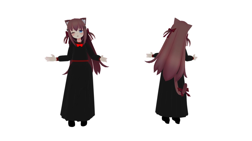 ノナ用衣装 黒セーラー服