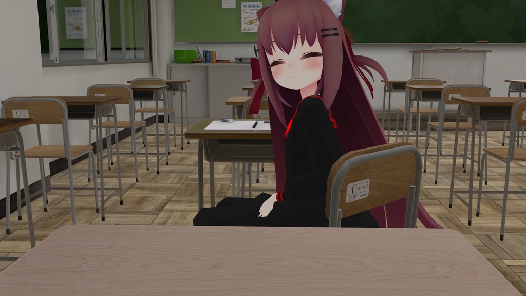 ノナ用衣装　黒セーラー服