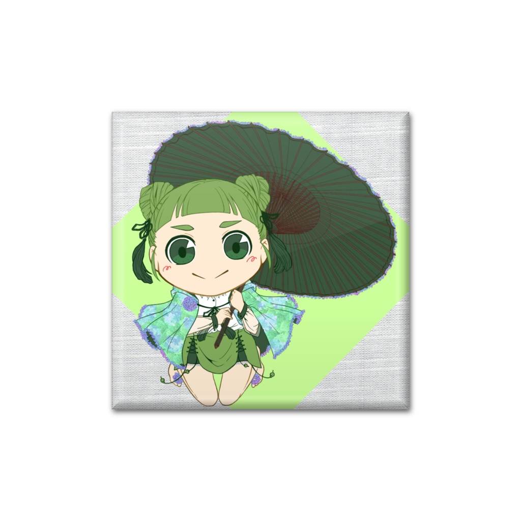 福を呼ぶカエルちゃん缶バッチ