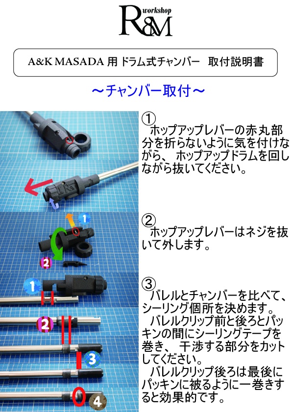 A&K MASADA ドラム式チャンバー