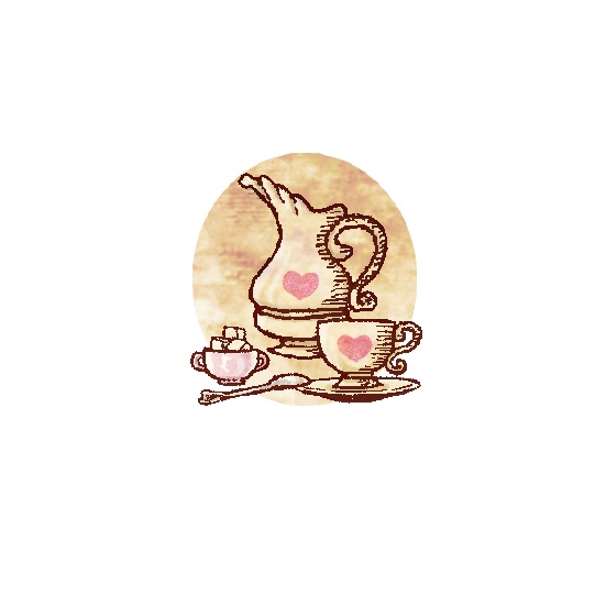 リスさんとうさぎさんの切手風フレークシール