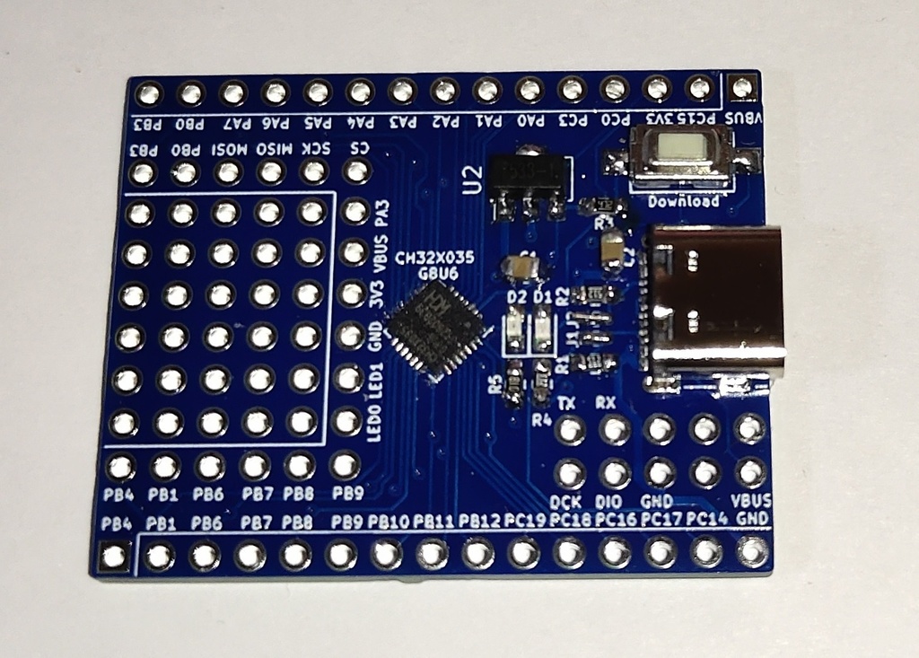 CH32X035G8U6 マイコンボード