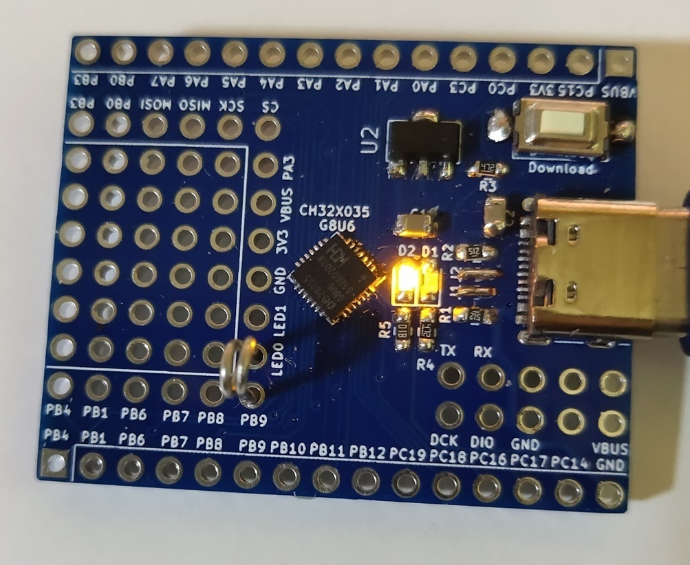 CH32X035G8U6 マイコンボード