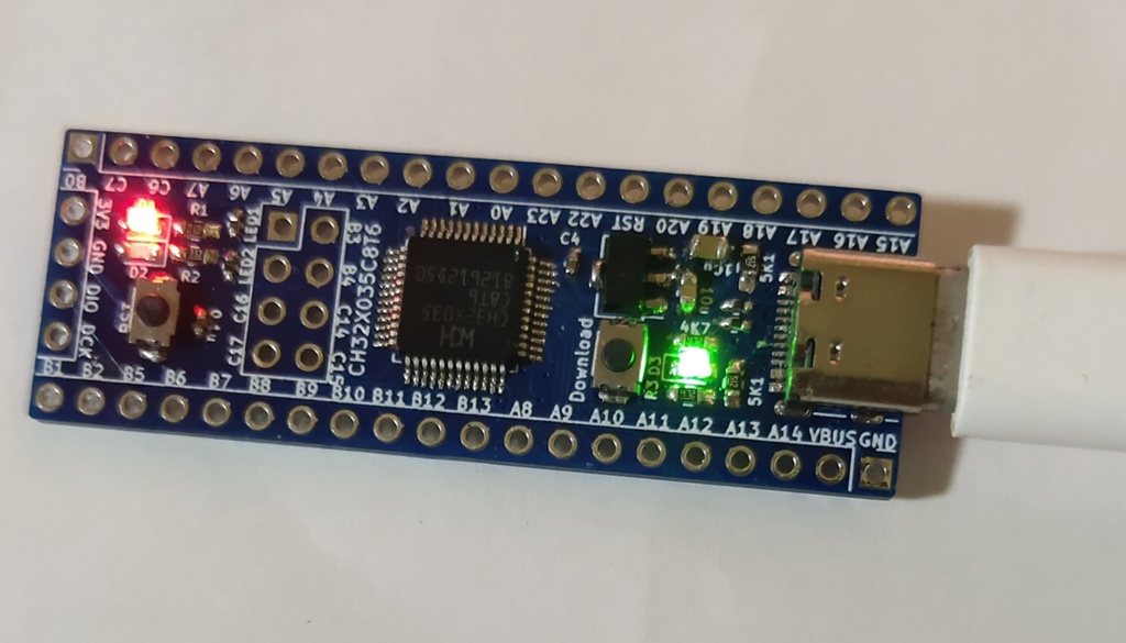 CH32X035C8T6 マイコンボード