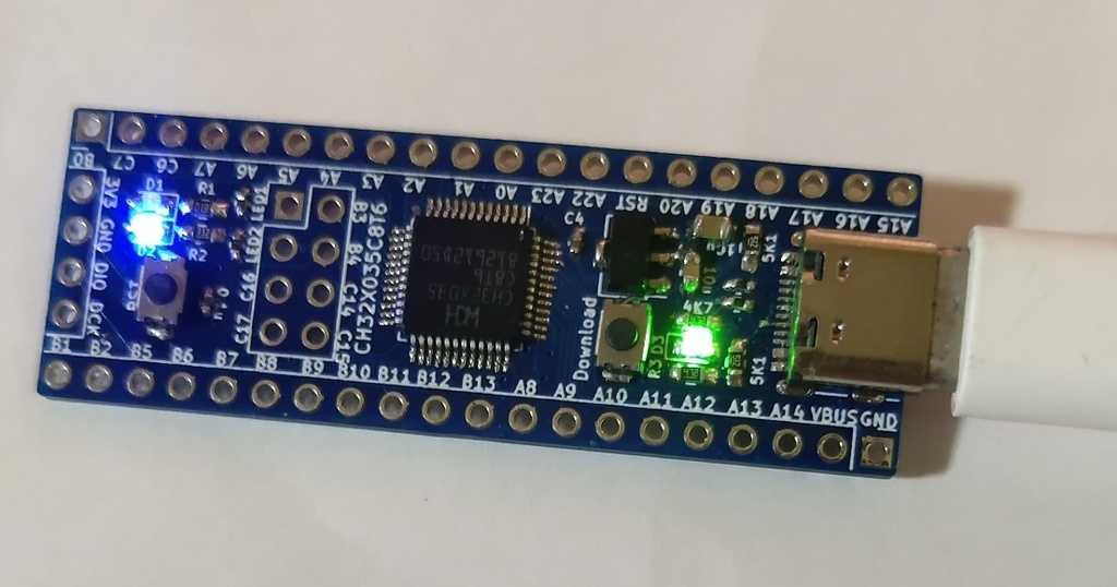 CH32X035C8T6 マイコンボード