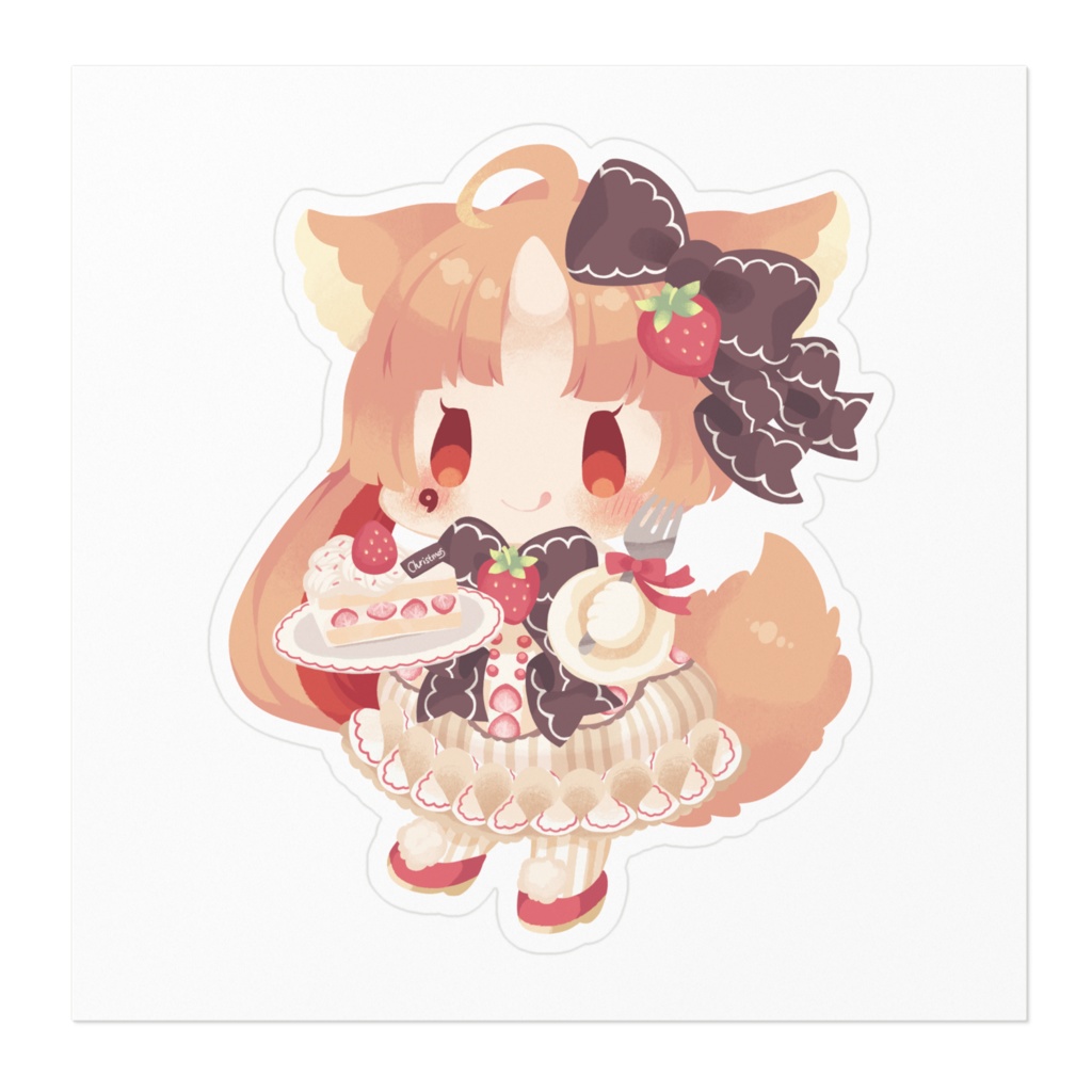 犬神美吽 クリスマスver. ステッカー