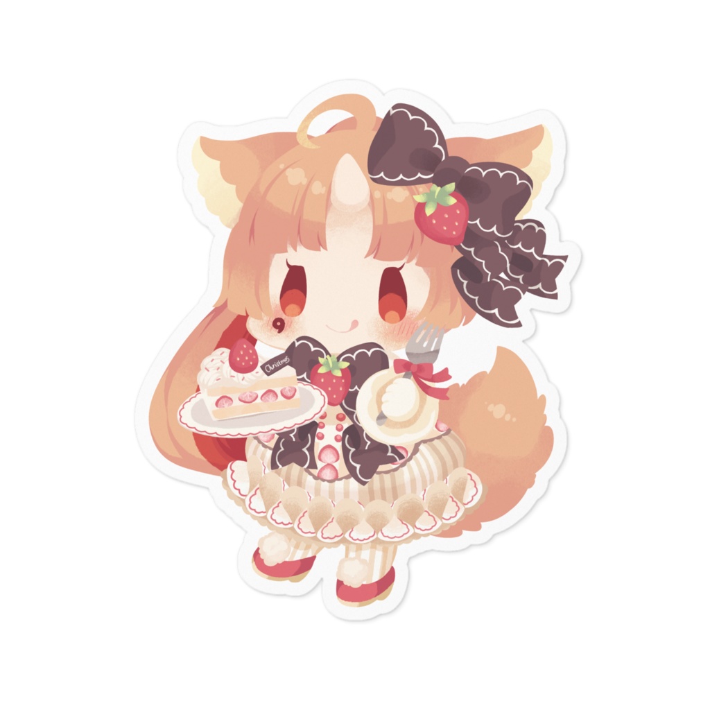 犬神美吽 クリスマスver. ステッカー