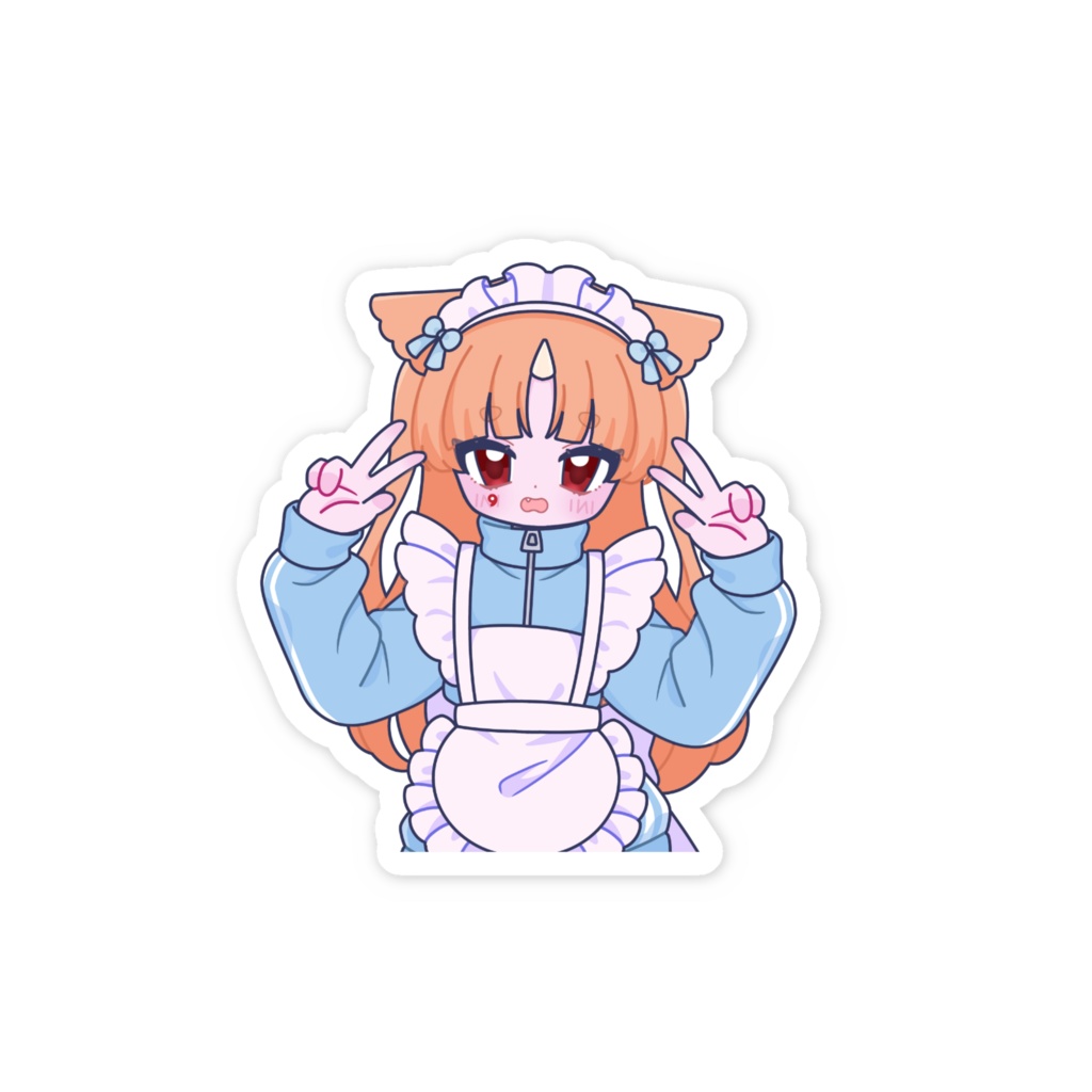 ジャージメイドスマホステッカー2