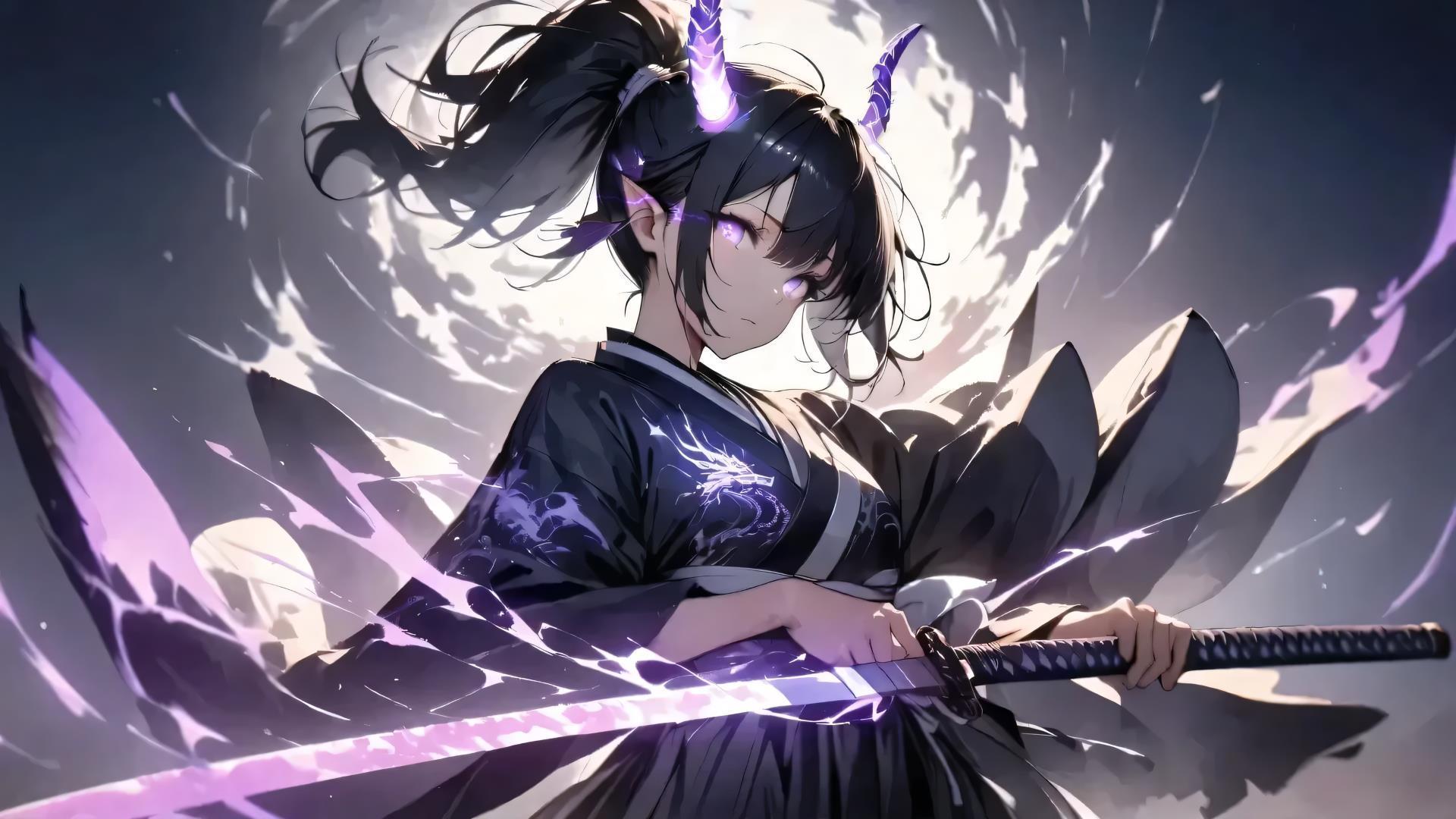 紫龍顕現-Shiryukengen- Wallpaper - gbm - BOOTH