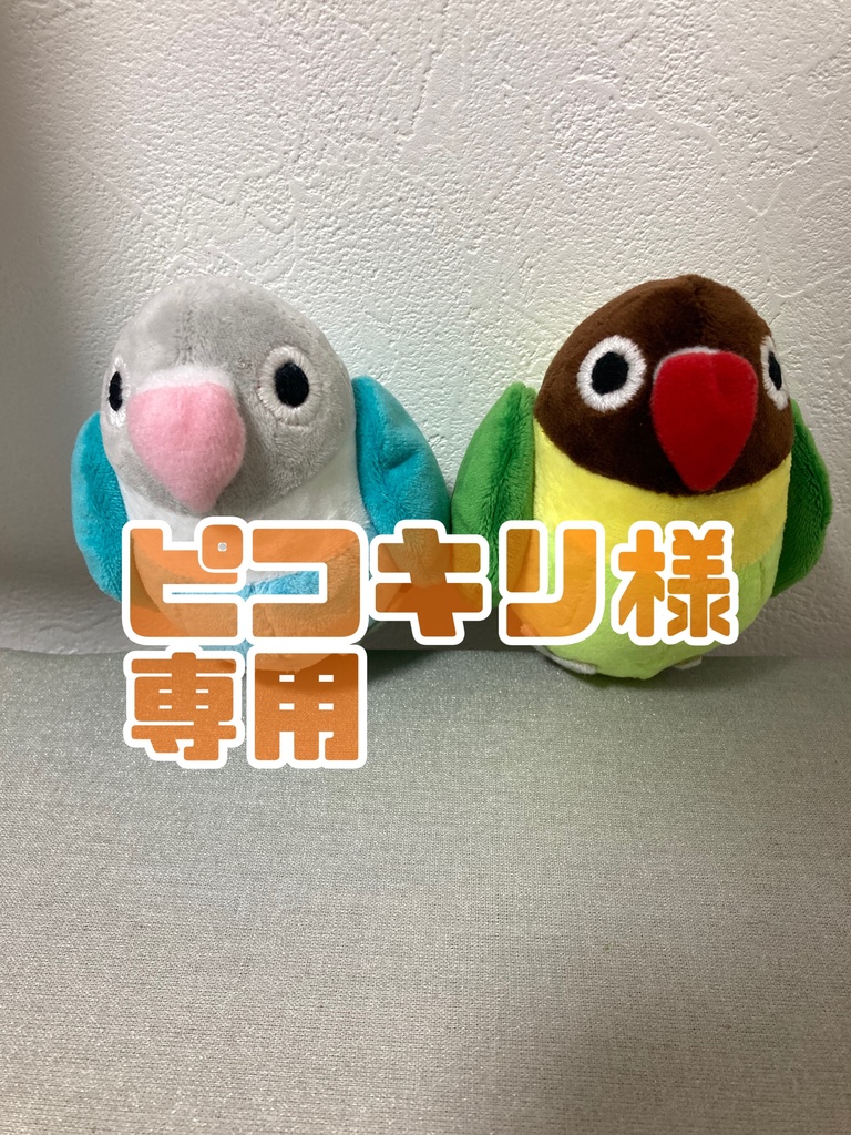 ピコキリ様専用ムチムチボタンインコ