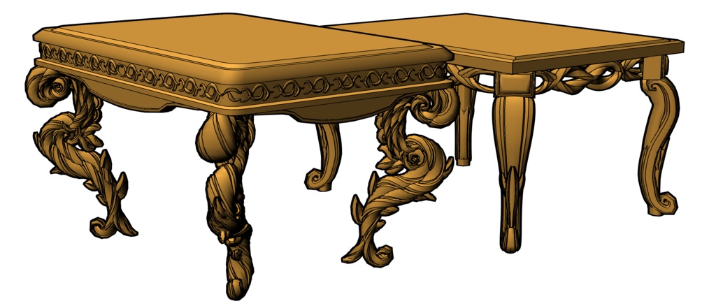 アンティークテーブル2タイプ