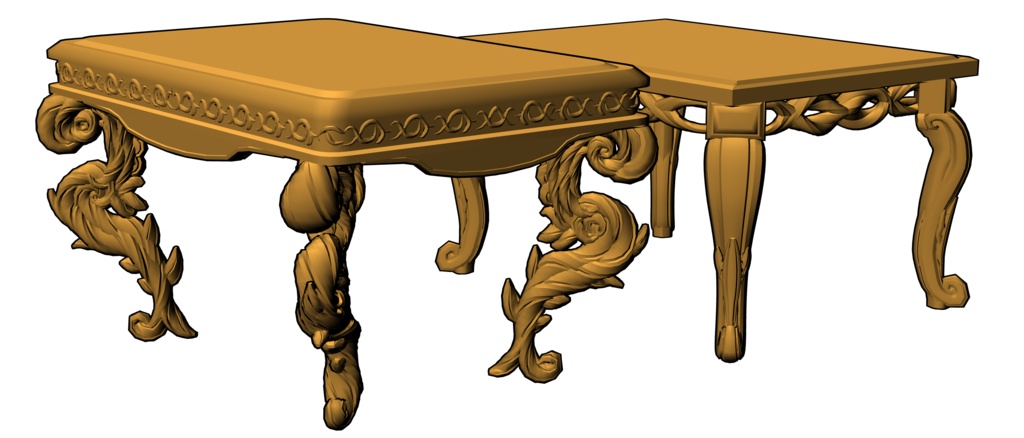 アンティークテーブル2タイプ