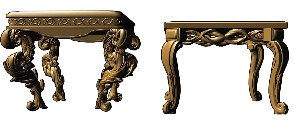 アンティークテーブル2タイプ