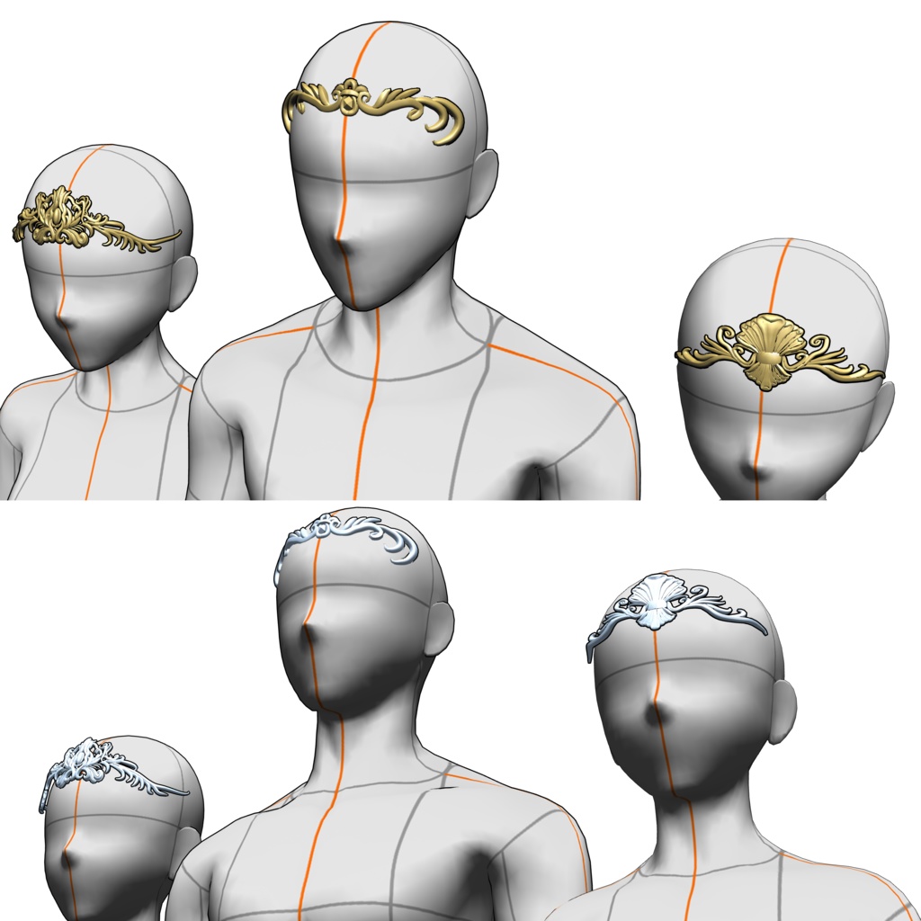 ティアラ 3タイプ