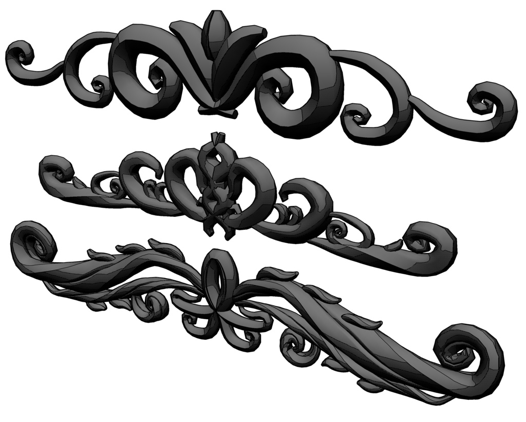 レリーフ 3タイプ