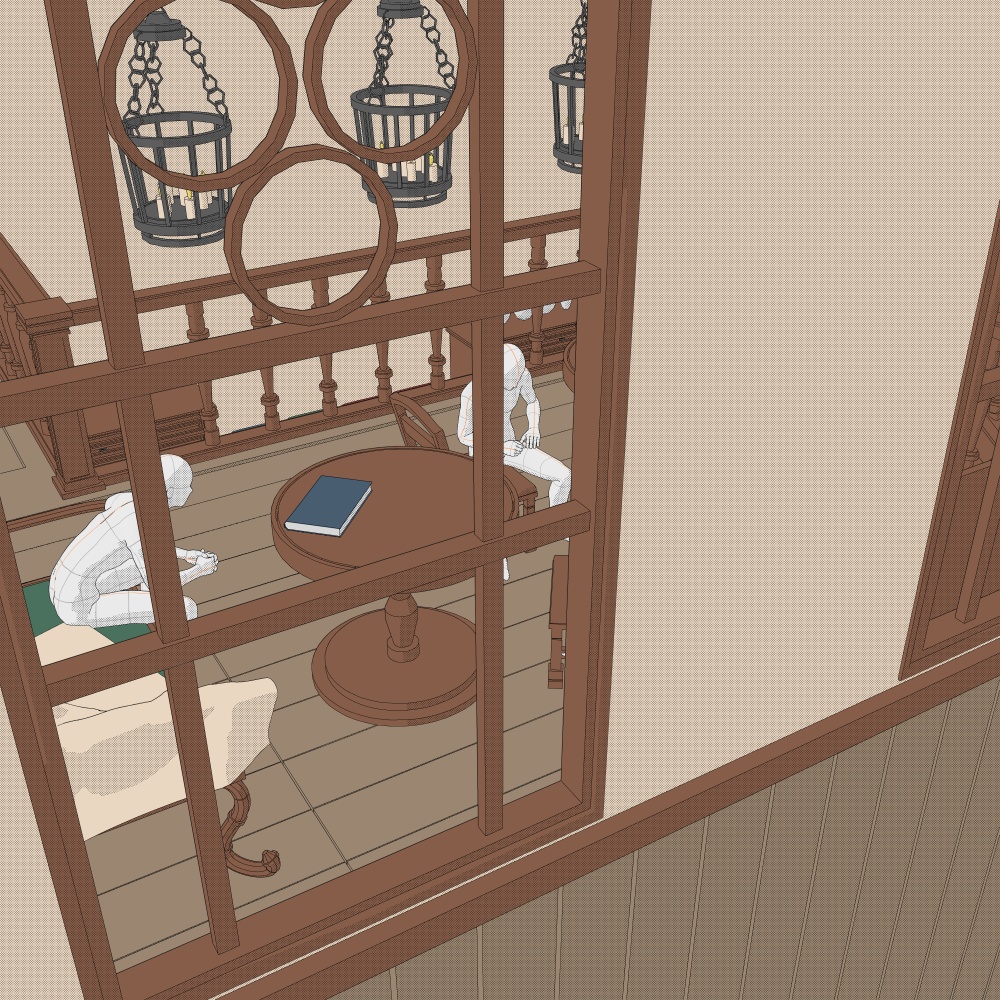 二階建ての部屋