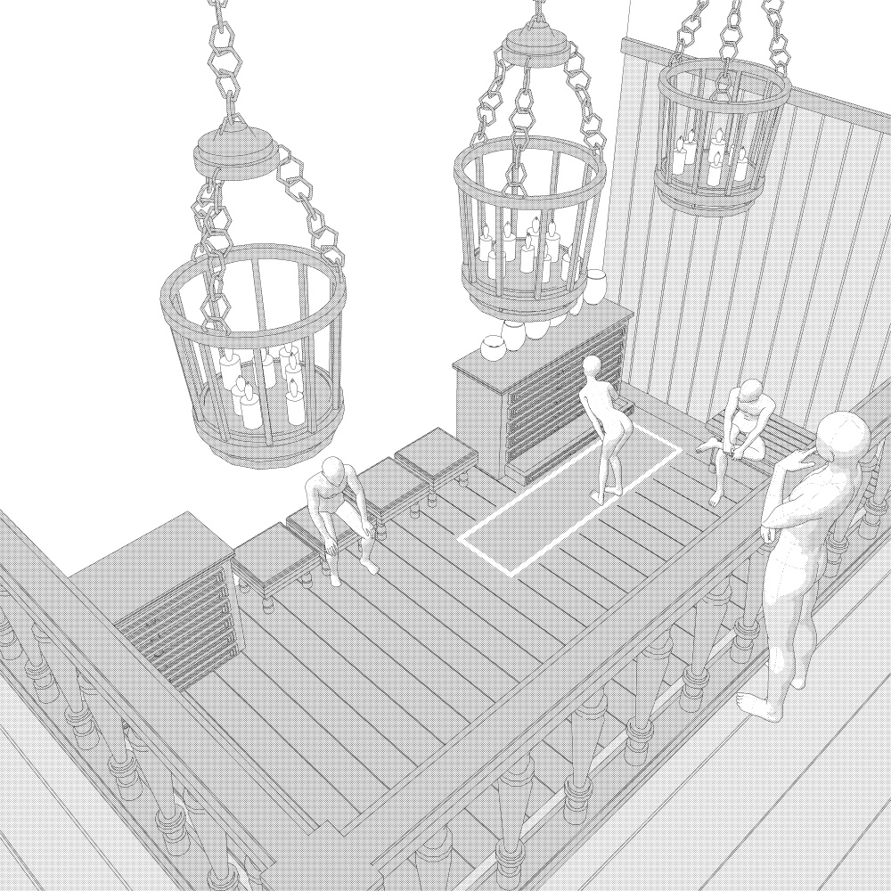 二階建ての部屋