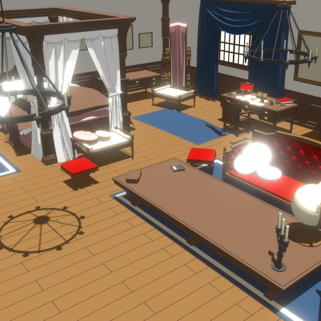 暖炉のある部屋