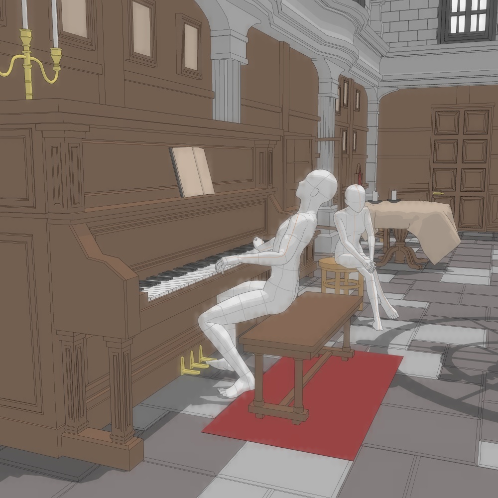 ピアノのある部屋