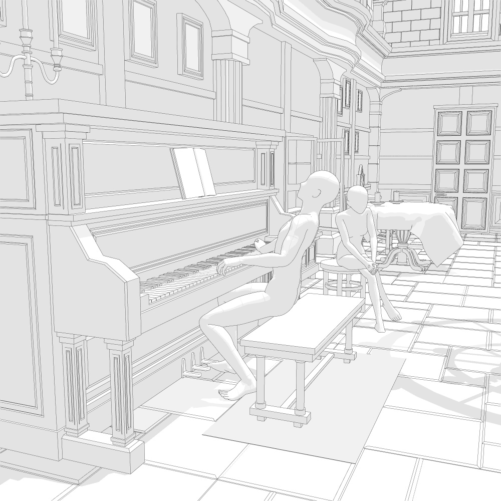 ピアノのある部屋