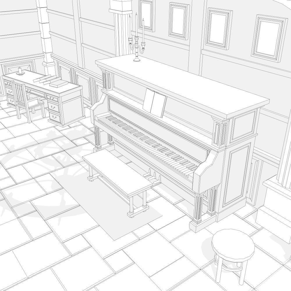 ピアノのある部屋