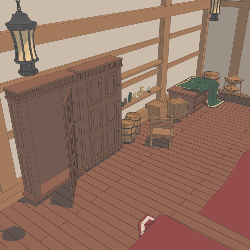 主人公の部屋(貴族)