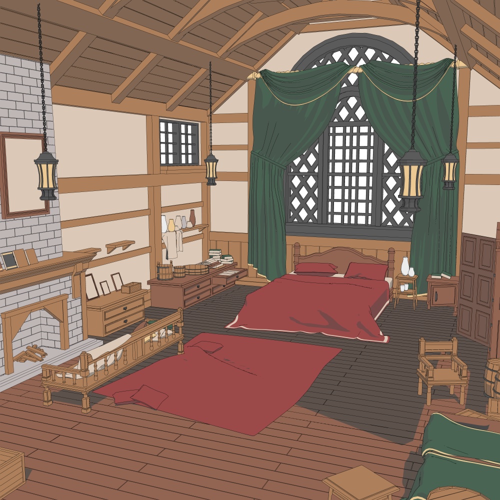主人公の部屋(貴族)