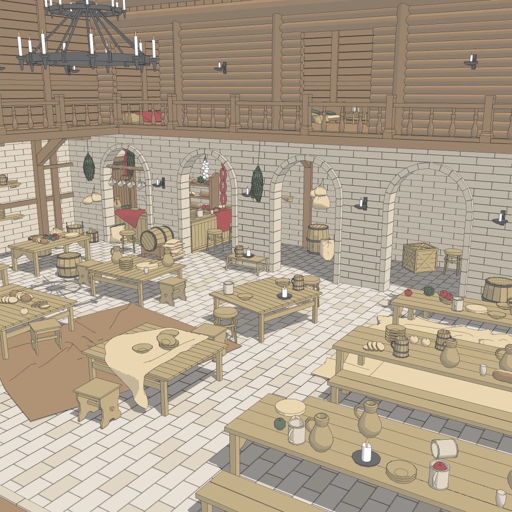 中世酒場6宿屋付