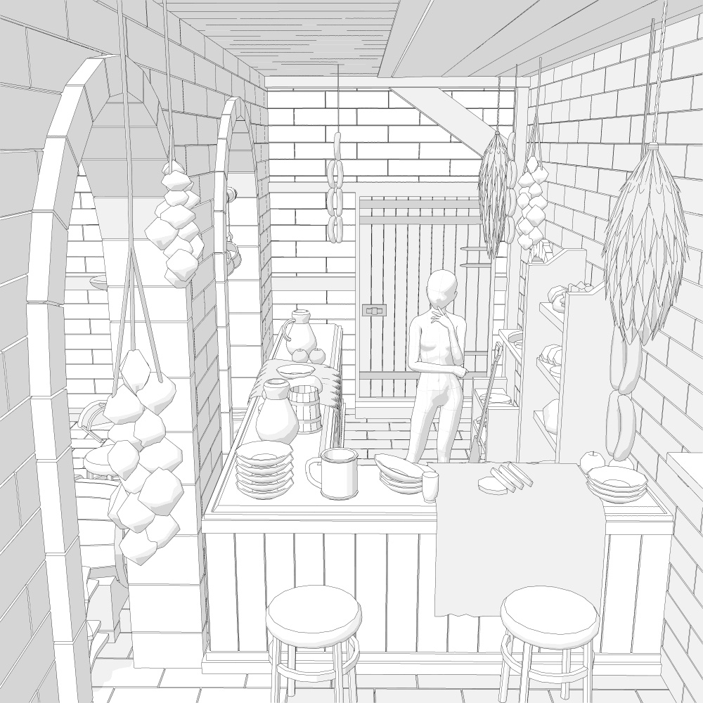 中世酒場6宿屋付