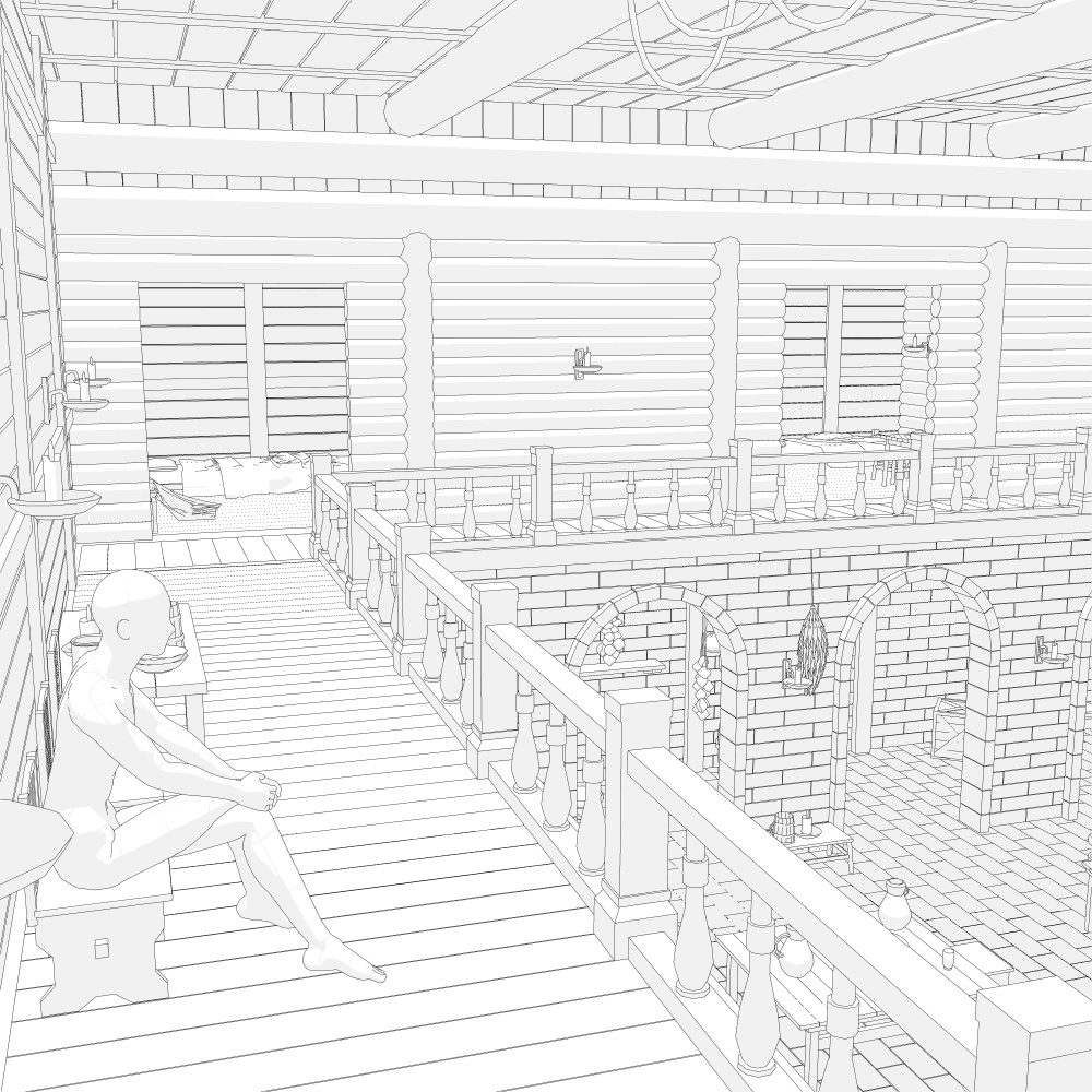 中世酒場6宿屋付